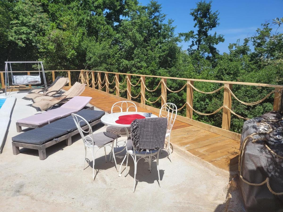 Ferienwohnung Mit Pool Kroatien Mit Meerblick Und Pool 洛夫兰 外观 照片
