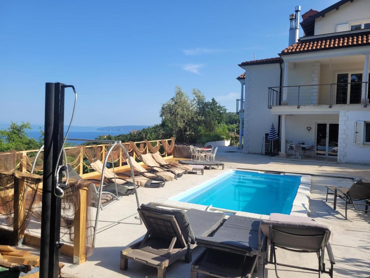 Ferienwohnung Mit Pool Kroatien Mit Meerblick Und Pool 洛夫兰 外观 照片