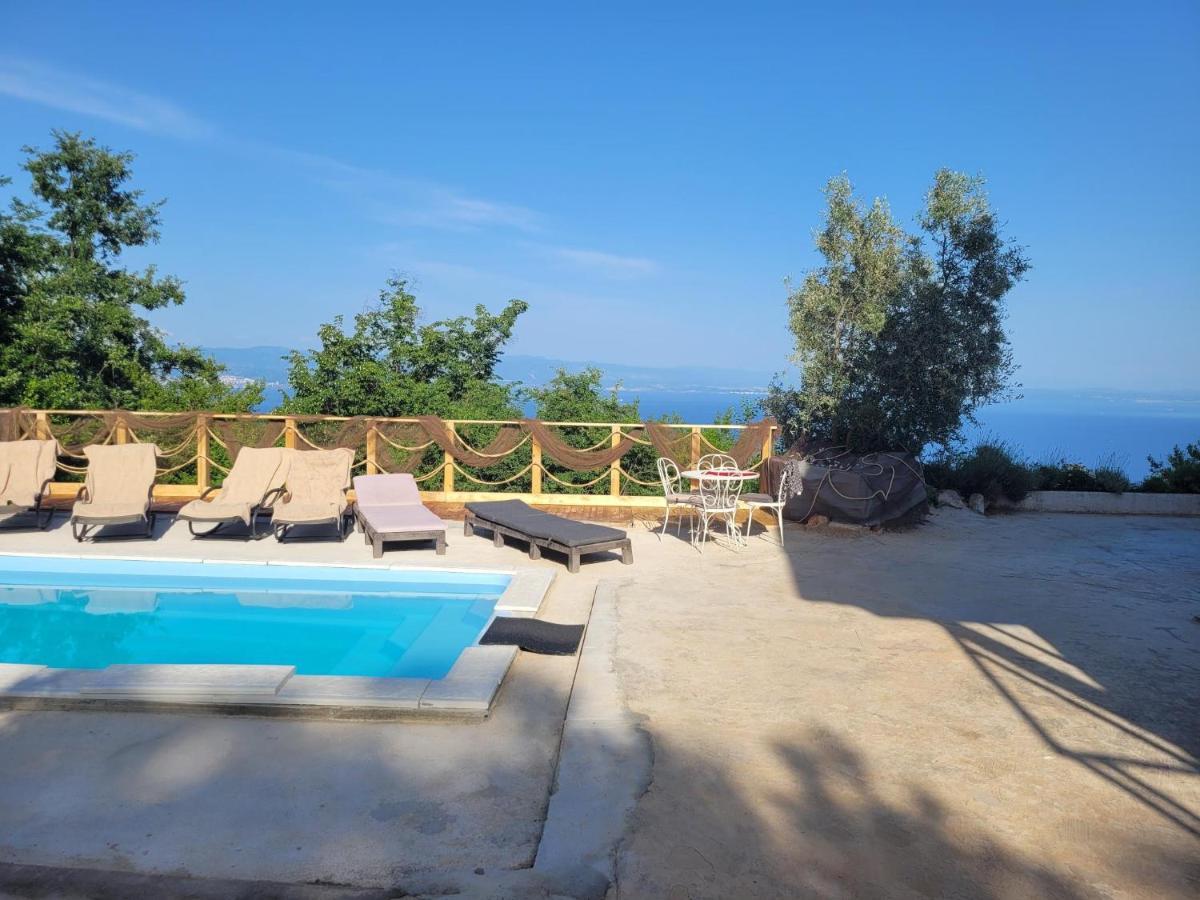 Ferienwohnung Mit Pool Kroatien Mit Meerblick Und Pool 洛夫兰 外观 照片